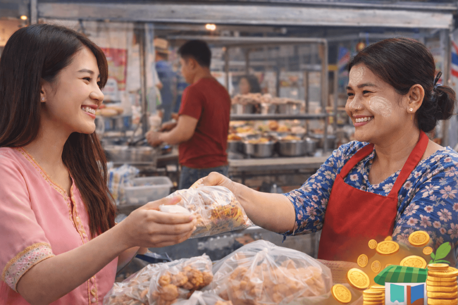 မြန်မာ စားသောက်ဆိုင်များနဲ့ ချိတ်ဆက်ခြင်း